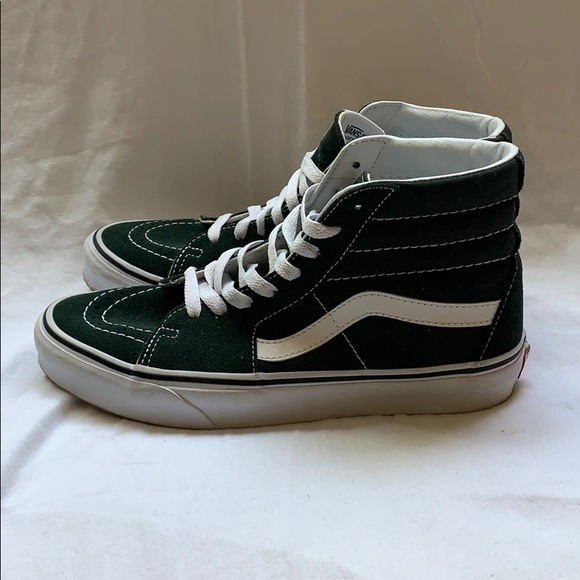 Old Skool Vans Green High Top - Picture 3 of 7